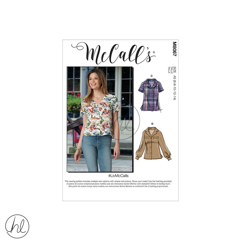 MCCALL'S PATTERN M8067