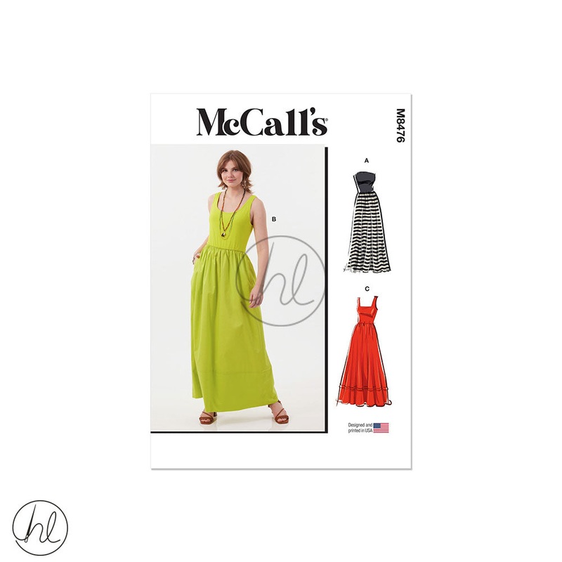 MCCALL'S PATTERN M8476