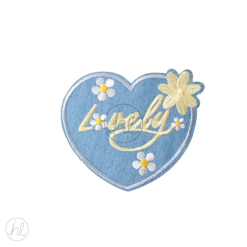 MOTIF HEART L/BLUE FREE