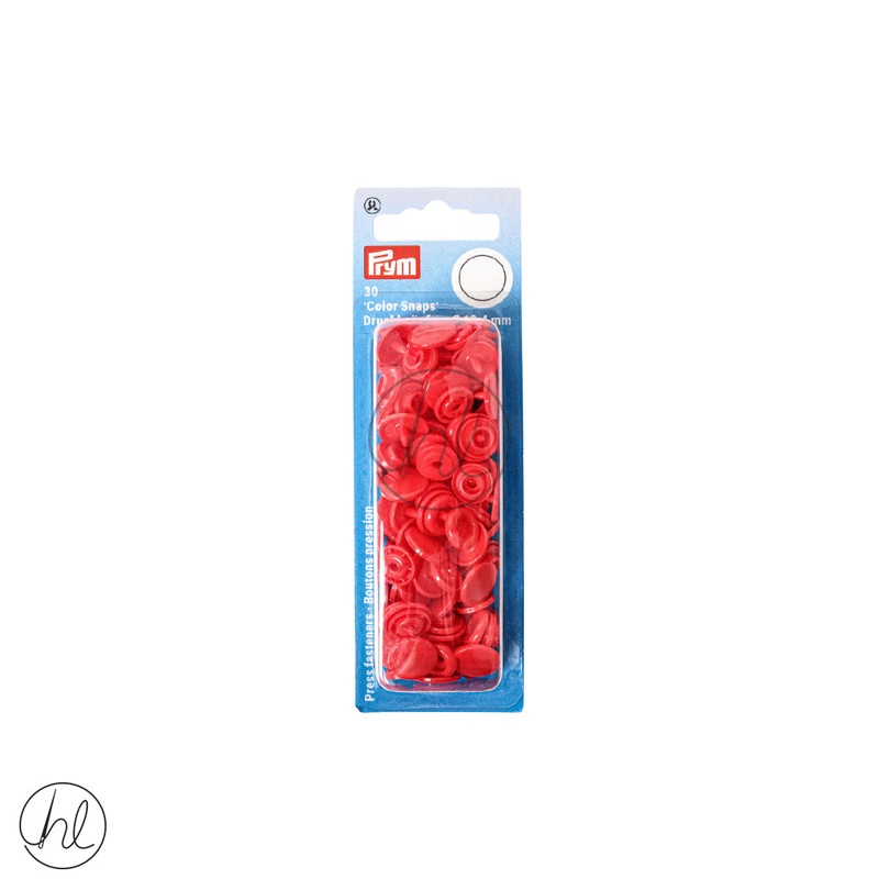 Press Studs L/Red Free