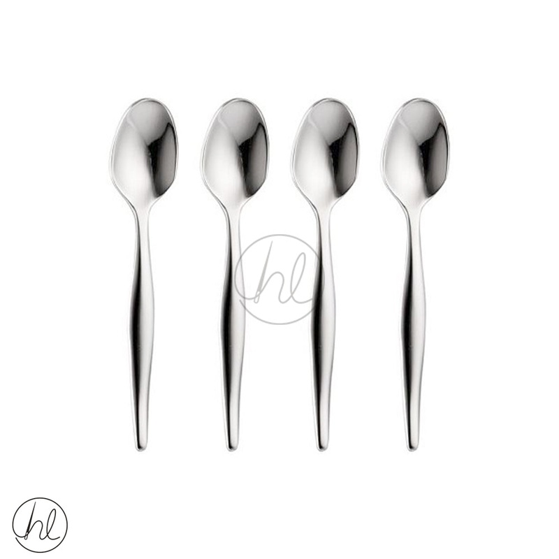 4 PIECE SLIMLINE COFFEE SPOONS