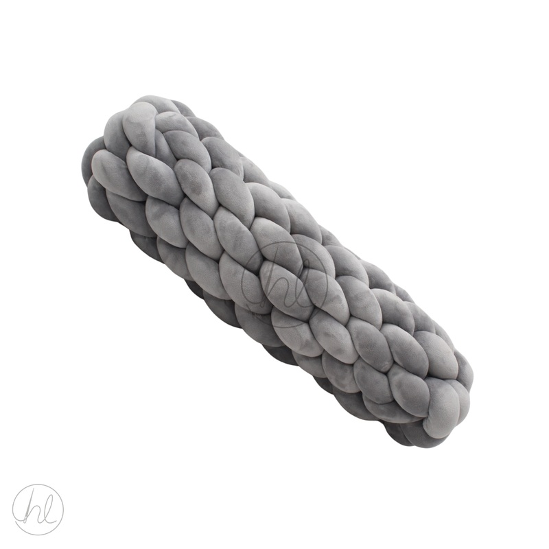 CUSHION WOVEN L/GREY FREE 1