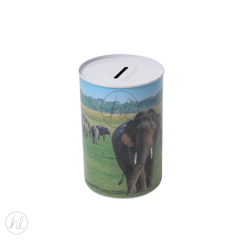 MONEY TIN ELEPHANT MULTI MED