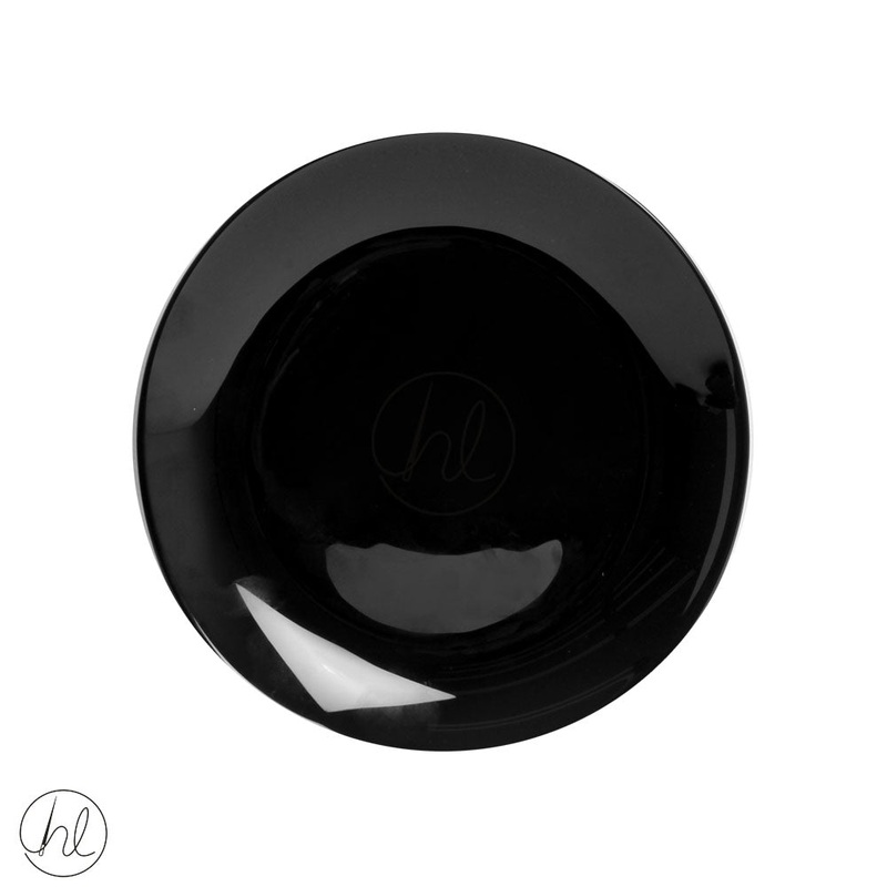 OPAL LUMINARC SIDE PLATE BLACK 190MM 37070