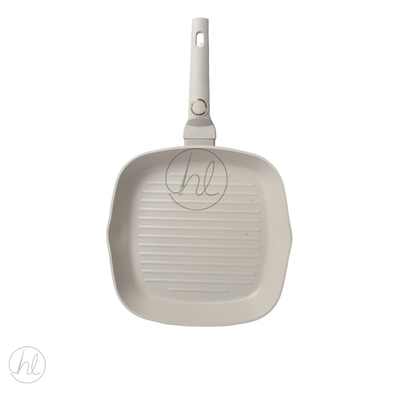 PAN GRILL 28CM 896 CREAM FREE