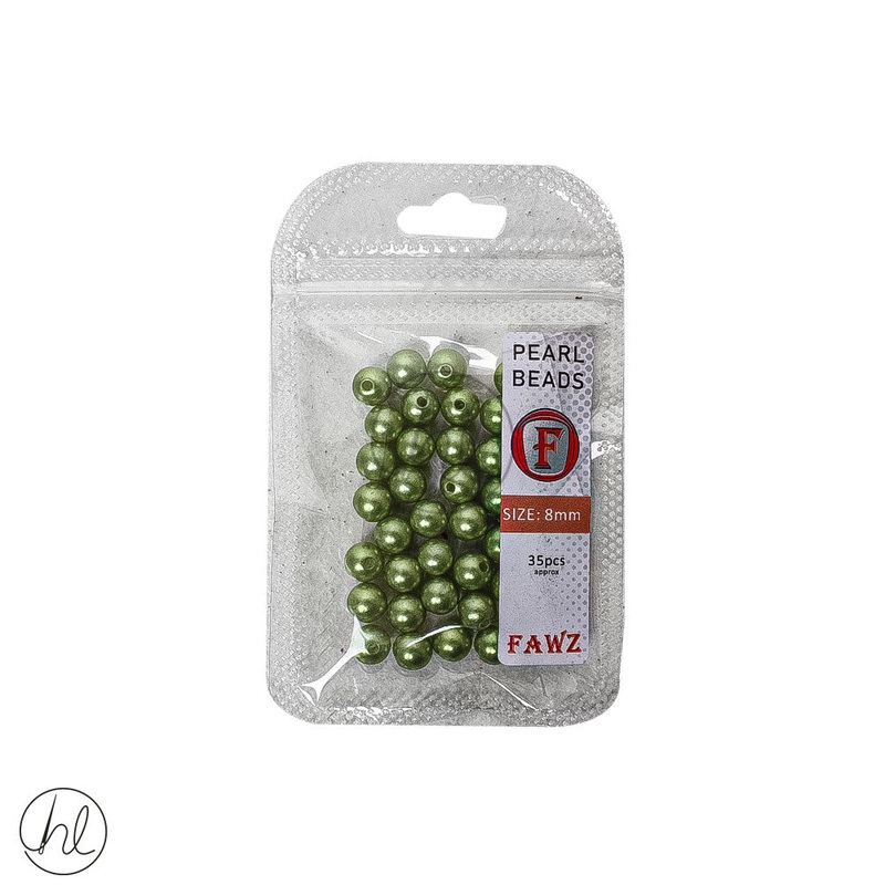 Beads Pearl 8mm Spearmint Free
