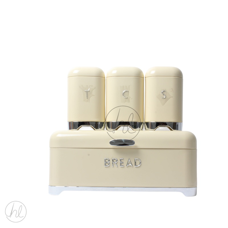 BREAD BIN & CANISTER CREAM FREE