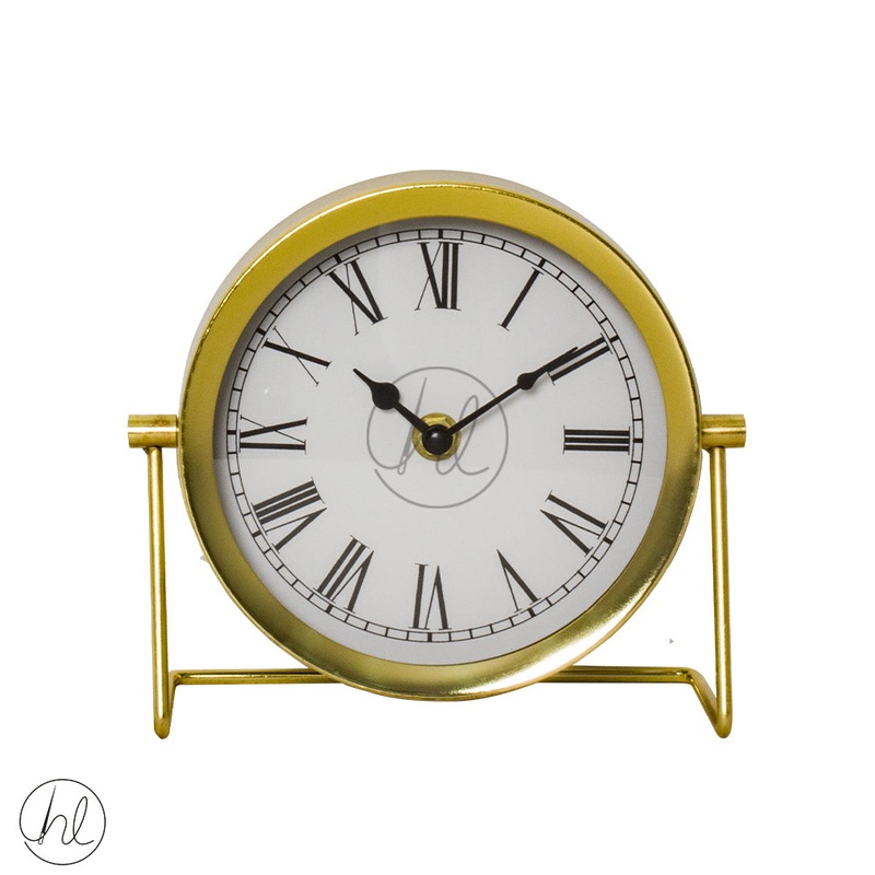 CLOCK TABLE METAL 808 GOLD