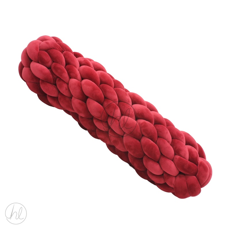 CUSHION WOVEN MAROON FREE 1