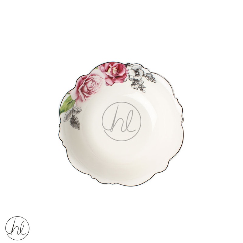 JENNA CLIFFORD SALAD BOWL WAVY ROSE 899 JC-7059