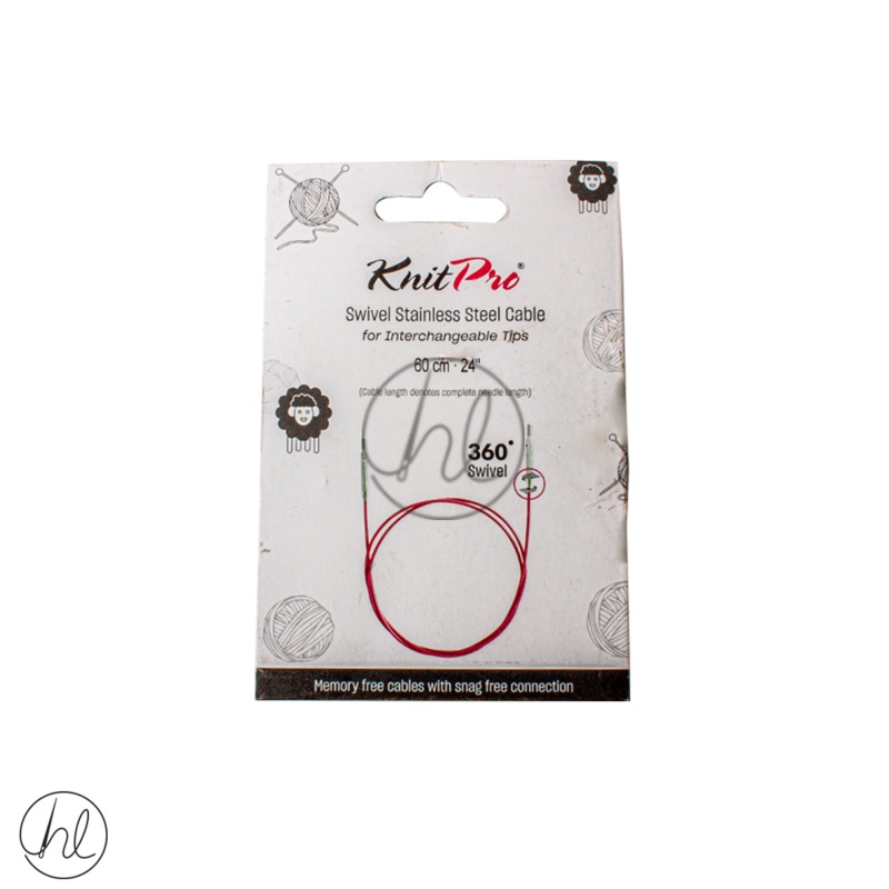 NEEDLE CABLE SWIVEL 60CM