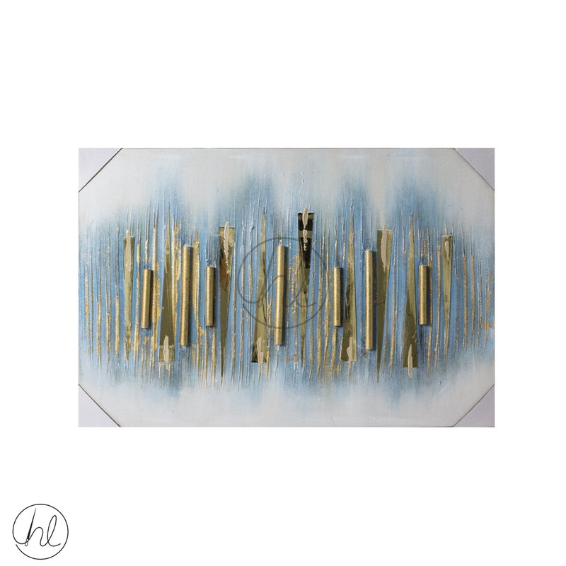 PAINTING CANVAS 550 60x90 TURQUOISE
