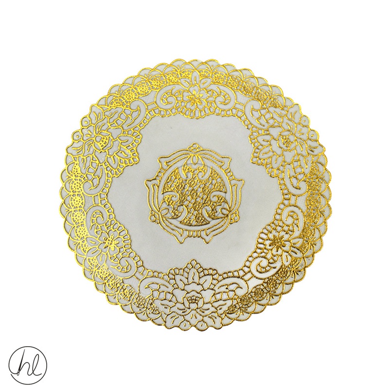 ROUND PLASTIC DOILY