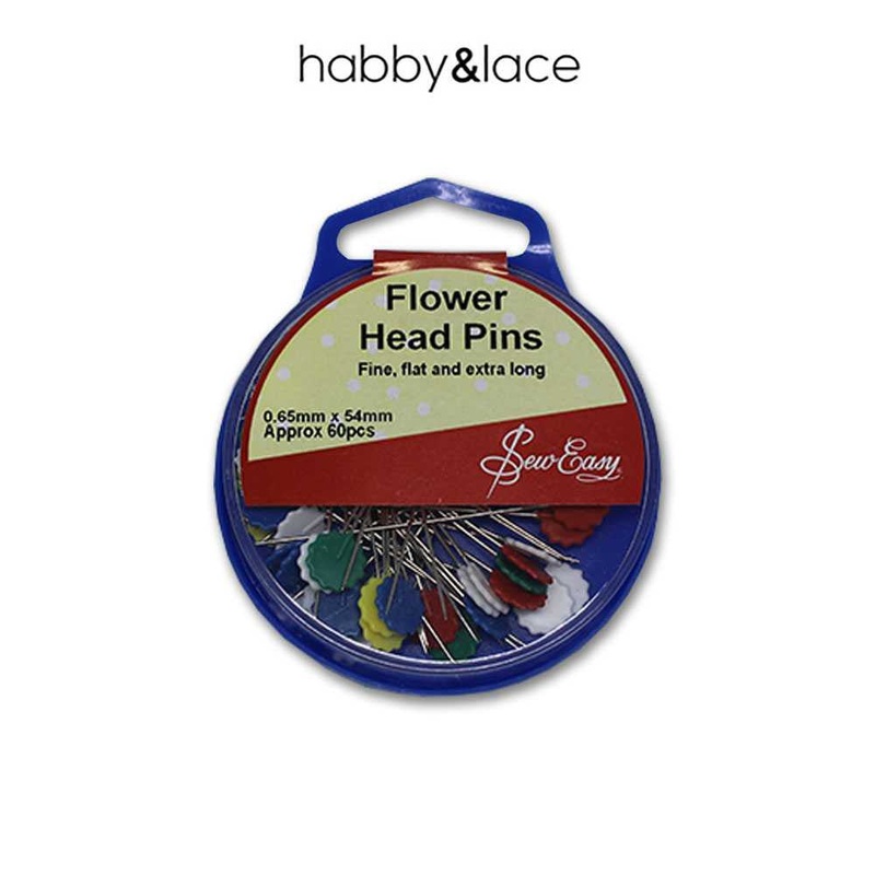SEW EASY FLOWER HEAD PINS 54X0.65