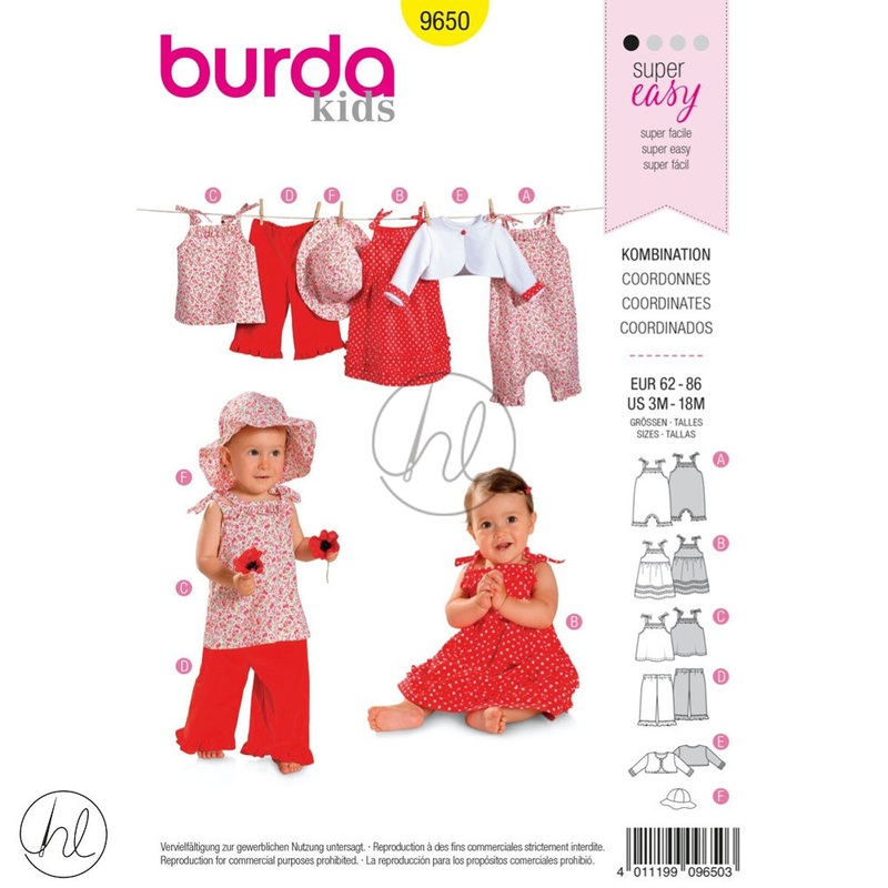 BURDA PATTERN 9650