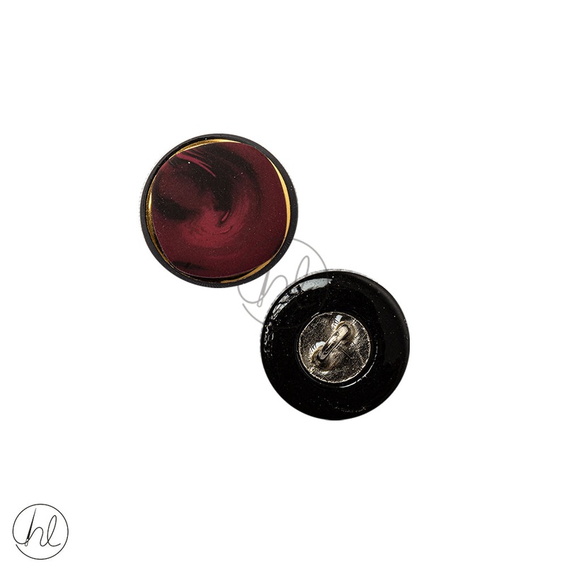 Buttons Fancy  25mm Burgundy