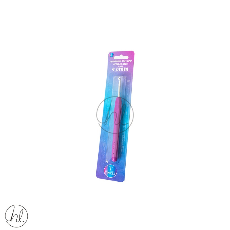 Crochet Hook Soft Grip  Aluminium 4m