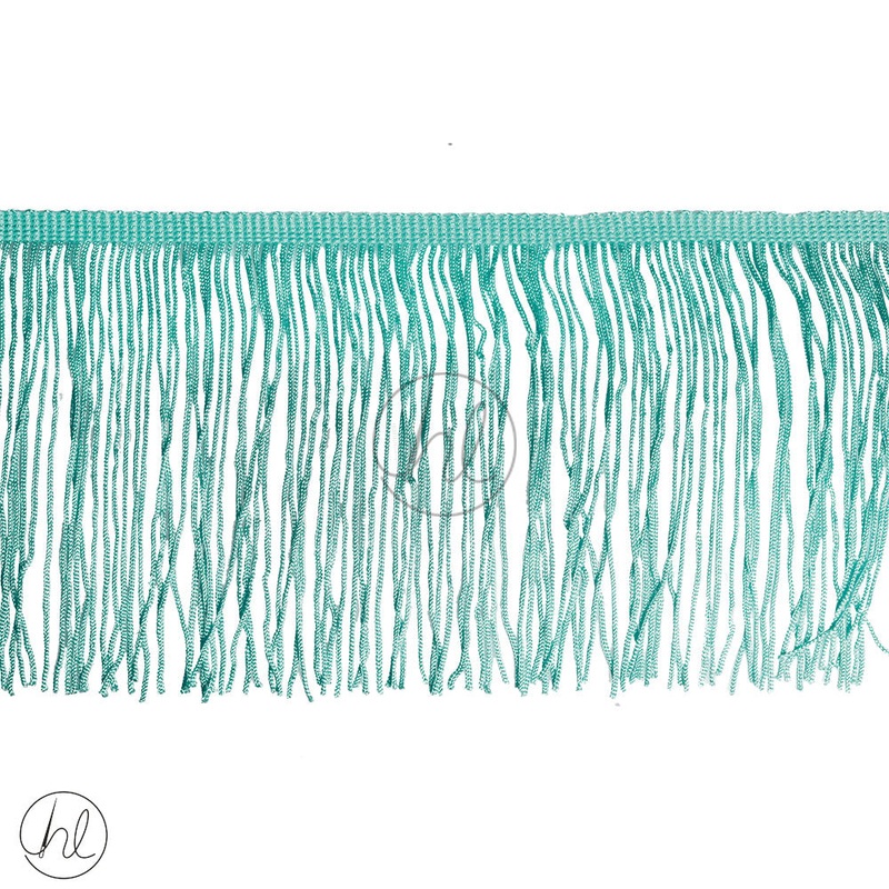 DRESS FRINGE MINT 14CM PER M