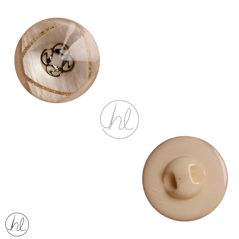 FANCY BUTTON E38220 CUSTARD 20MM