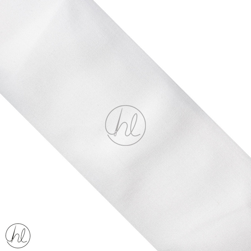 KNITTED ELASTIC P/METER WHITE 200MM