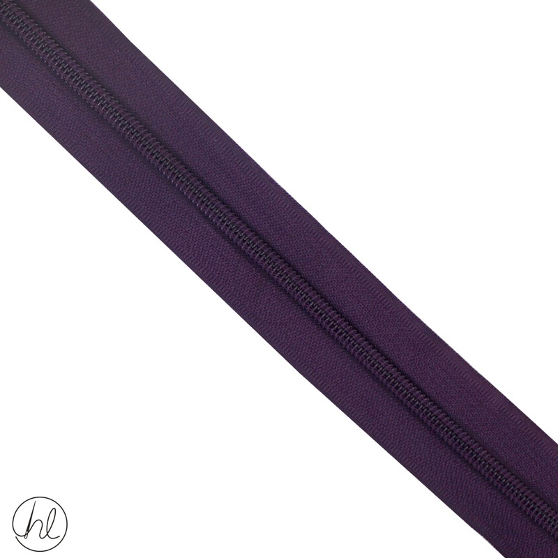 NYLON ZIPS PER METER TYPE 5 DARK PURPLE