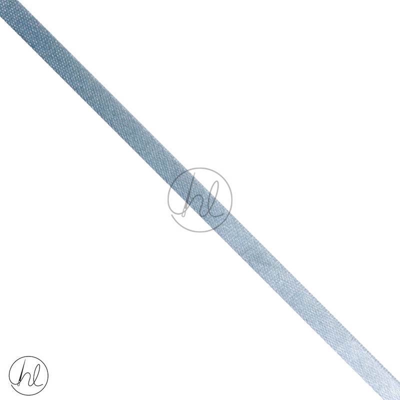 PLAIN SATIN RIBBON 30M 6MM POWDER BLUE PER ROLL