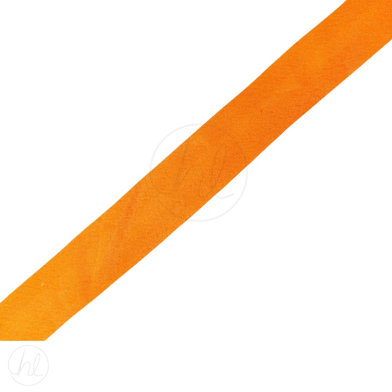 BIAS BINDING COTTON 25MM  ORANGE FREE 1