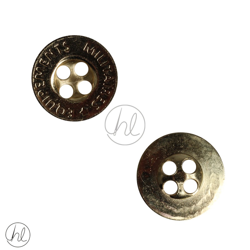 BLAZER BUTTON DENIM GOLD 045-450 20MM