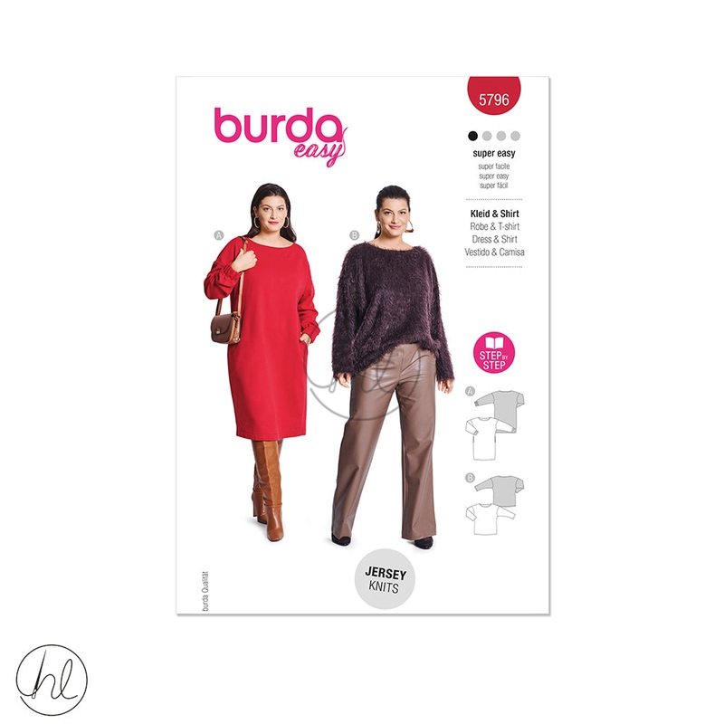 Burda Dress Red 18 - 28