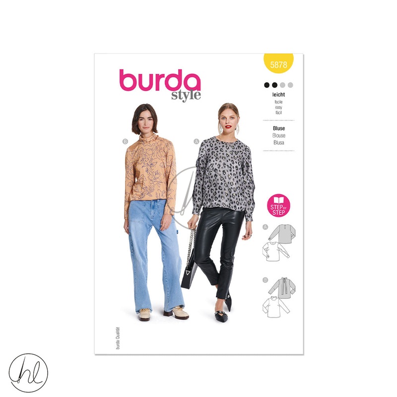 BURDA PATTERN B5878 YELLOW