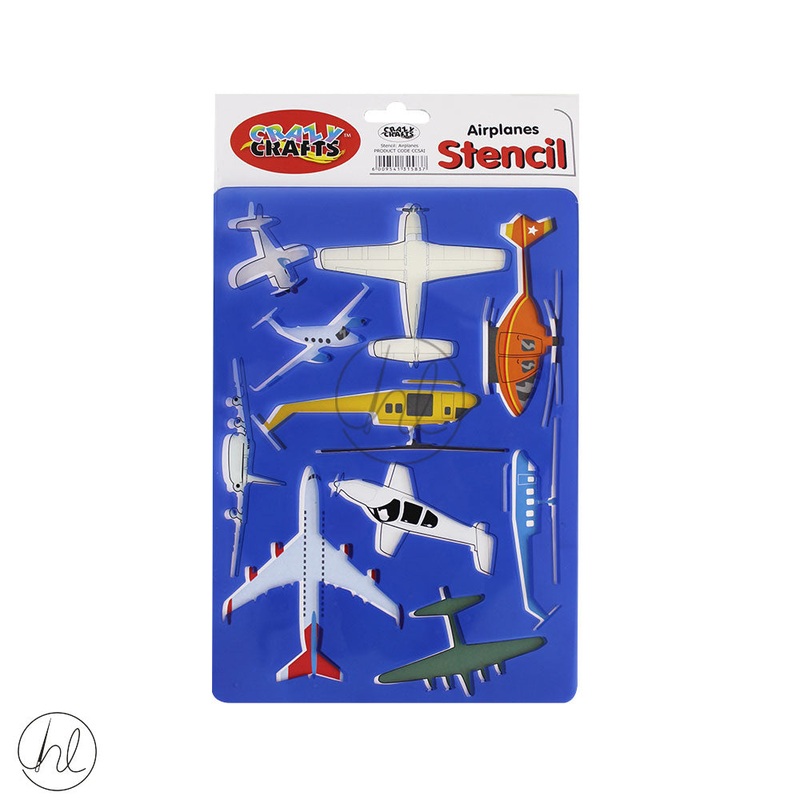 CRAZY CRAFT STENCIL AIRPLANES CCSAI