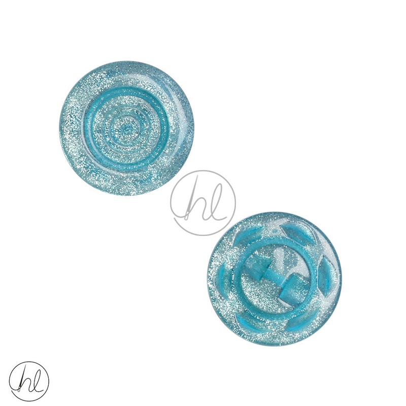 FANCY BUTTONS AQUA 23MMBKS-2036
