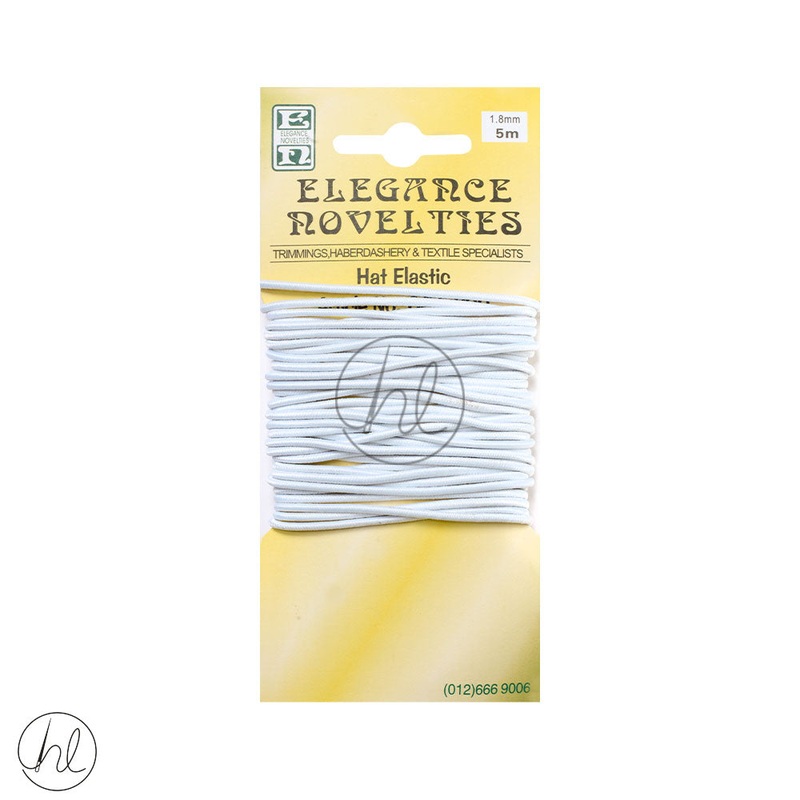 HAT ELASTIC 5M WHITE 034-200