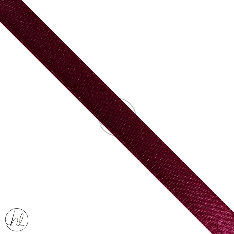 PLAIN SATIN RIBBON 30M 10MM MAROON