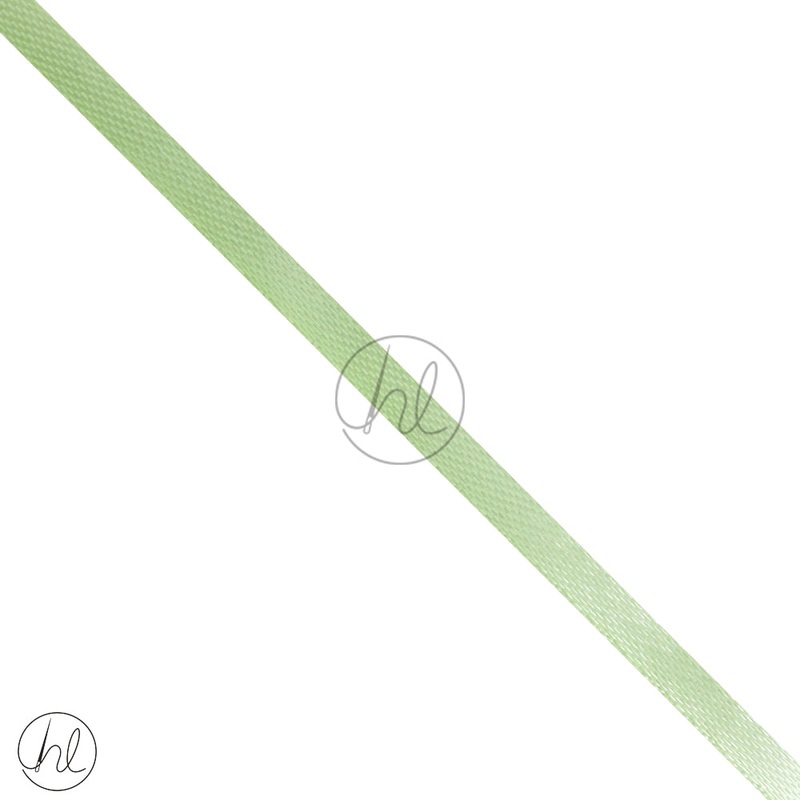 PLAIN SATIN RIBBON 30M 6MM MINT PER ROLL