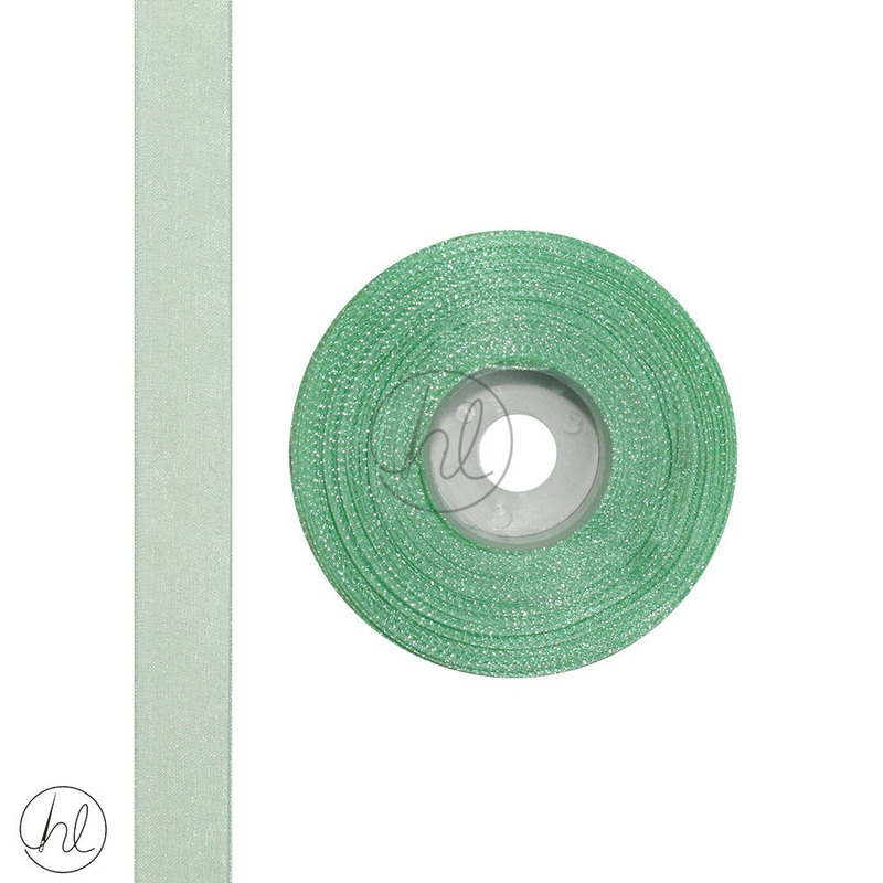 RIBBON ORGANZA MINT 15MM 20M PER ROLL