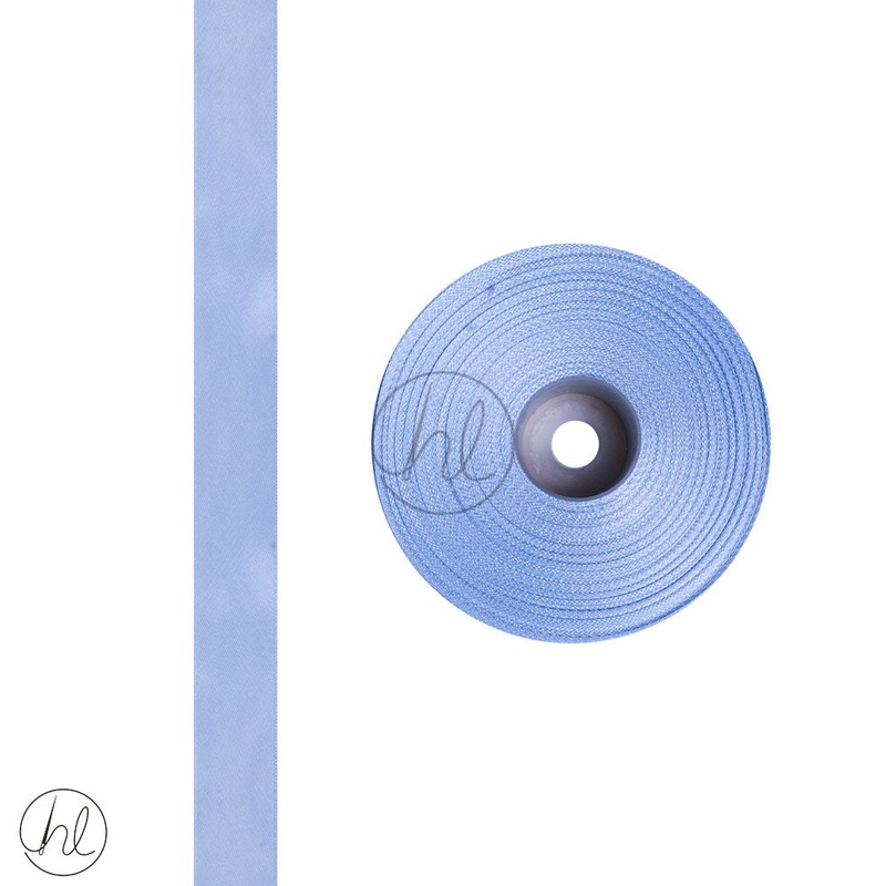 SATIN RIBBONS POWDER BLUE 25MM PER ROLL