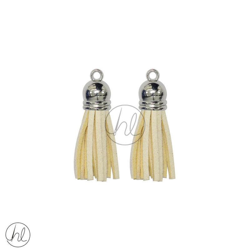 TASSELS 2 PER PACK VANILLA38MM
