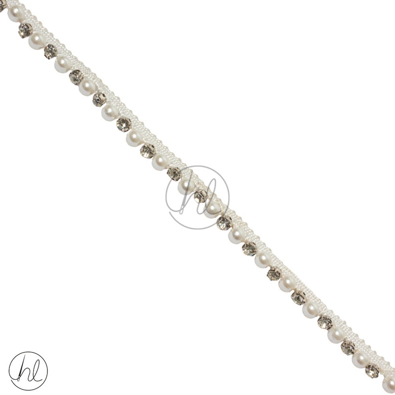 Braid Fancy  1cm  White