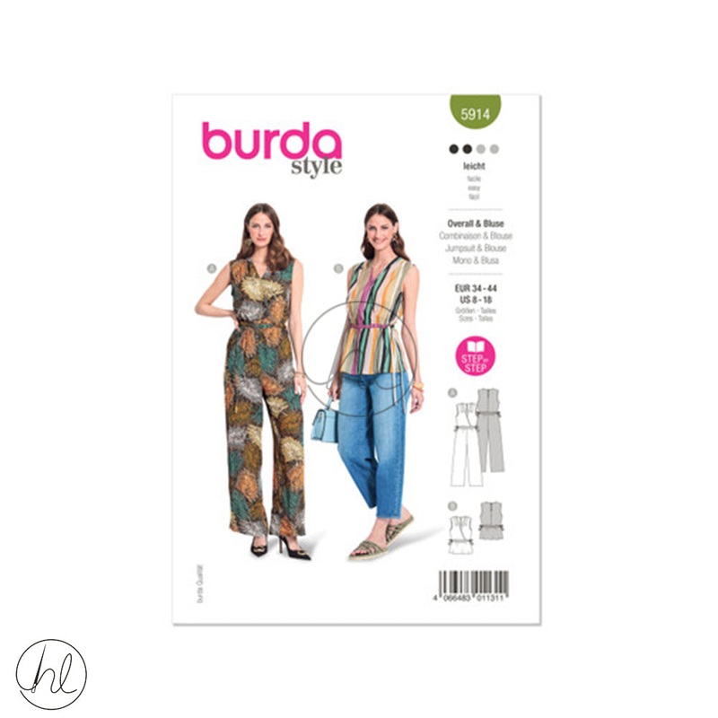 BURDA DRESS GREEN 5914