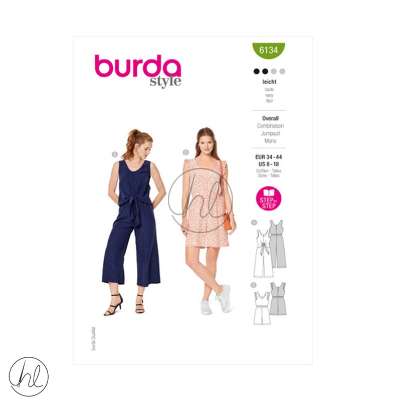 BURDA DRESS GREEN 6134