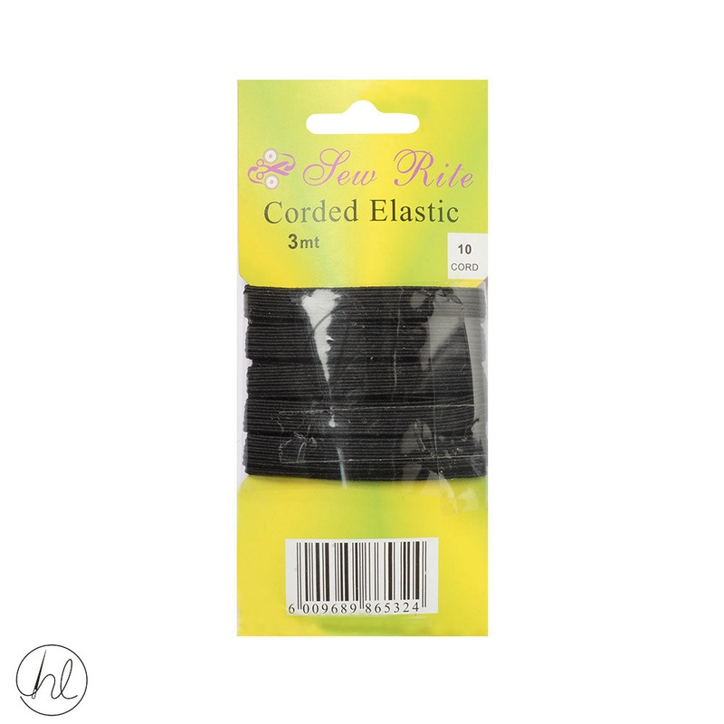ELASTIC CORD 10 CORD 3MT BLACK