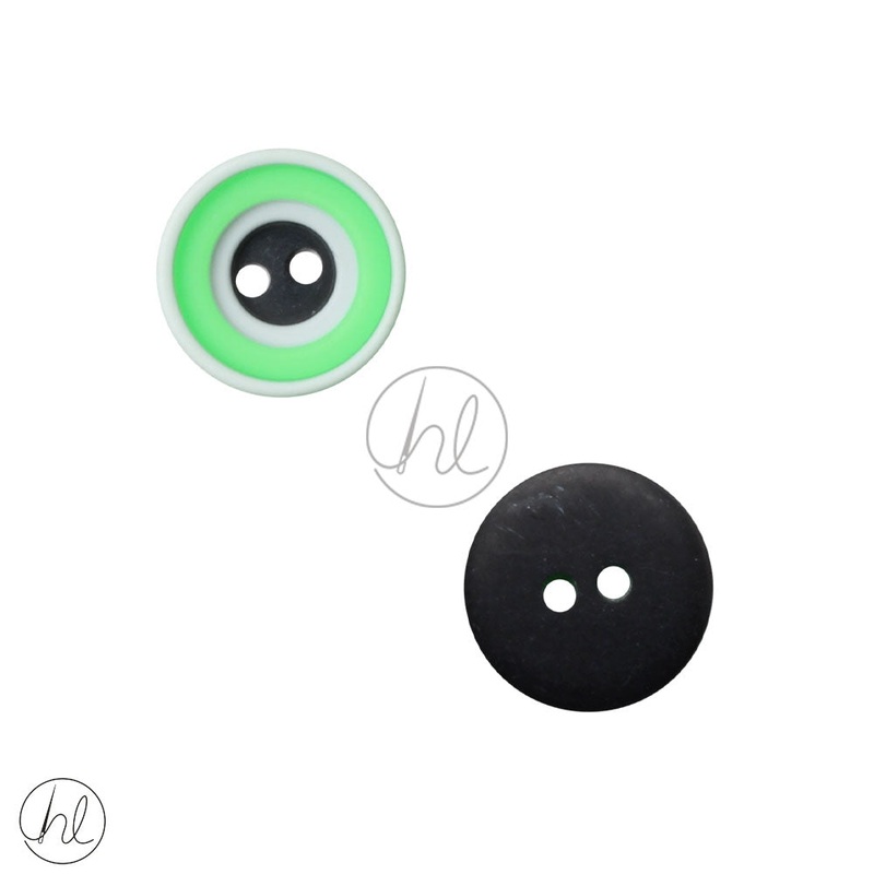 FANCY BUTTONS 13MM GREEN D5215-20