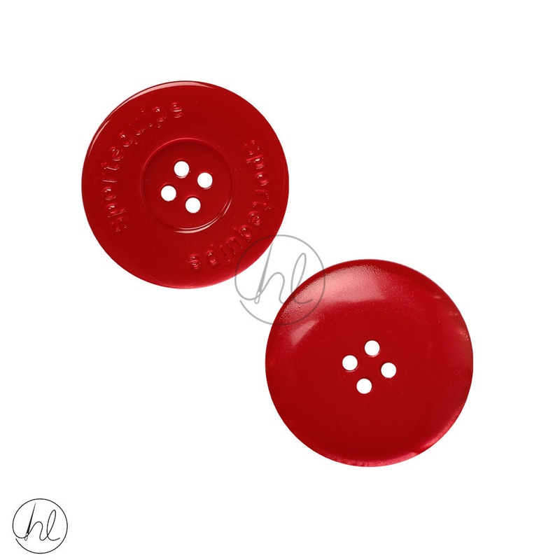 PLAIN BUTTONS 35MM RED A5008
