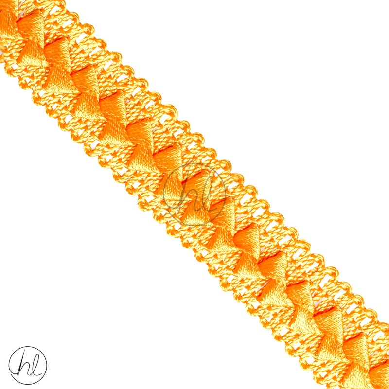 SAMOOSA BRAIDS ORANGE 011-239 18MM P/METER