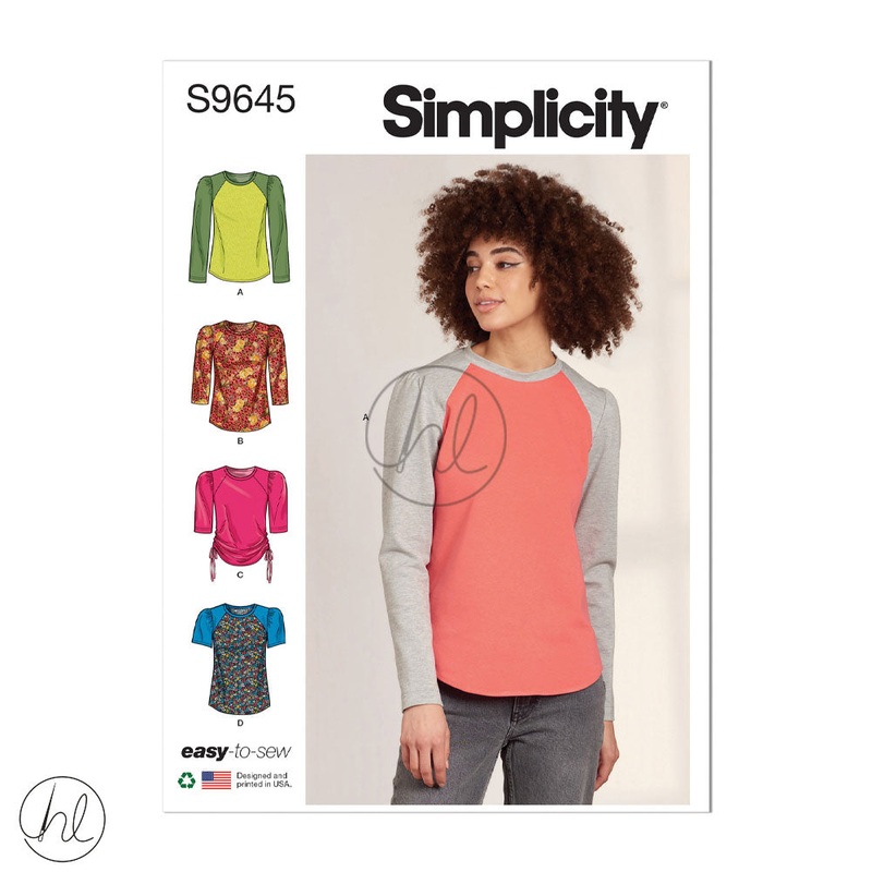 SIMPLICITY PATTERN S9645