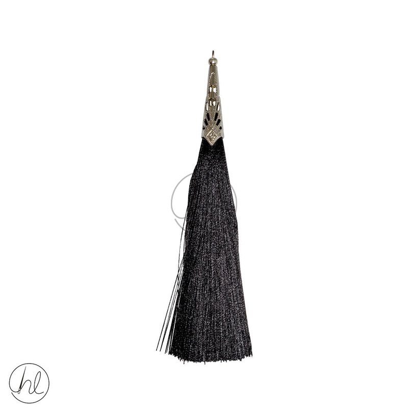 TASSELS BLACK 130MM