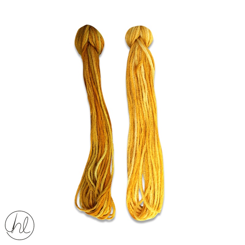 100% COTTON STRANDED THREAD 2X5M 26-GOLD PER SET