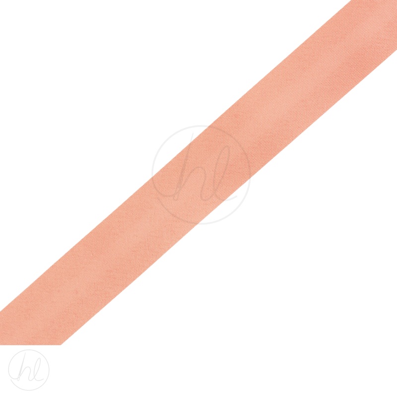 BIAS BINDING COTTON 25MM  PEACH FREE 1