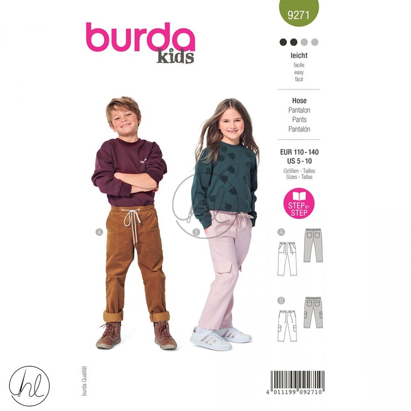 BURDA PATTERN 9271 GREEN